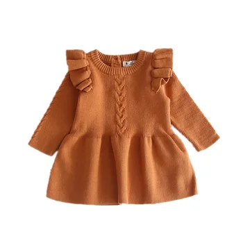 Newborn Baby Girls Knitted Dress Infant 2019 Autumn Winter Clothes Toddler Girls Warm Tops Kids Cotton Christmas Ruffled Dresses 
Newborn Baby Girls Knitted Dress Infant 2019 Autumn Winter Clothes Toddler Girls Warm Tops Kids Cotton Christmas Ruffled Dresses