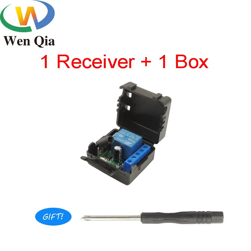 433Mhz Universal Wireless RF Remote Control Switch DC 12V1CH Relay Receiver Module For Transmitter Smart Home Lamp Led Light DIY
433Mhz Universal Wireless RF Remote Control Switch DC 12V1CH Relay Receiver Module For Transmitter Smart Home Lamp Led Light DIY