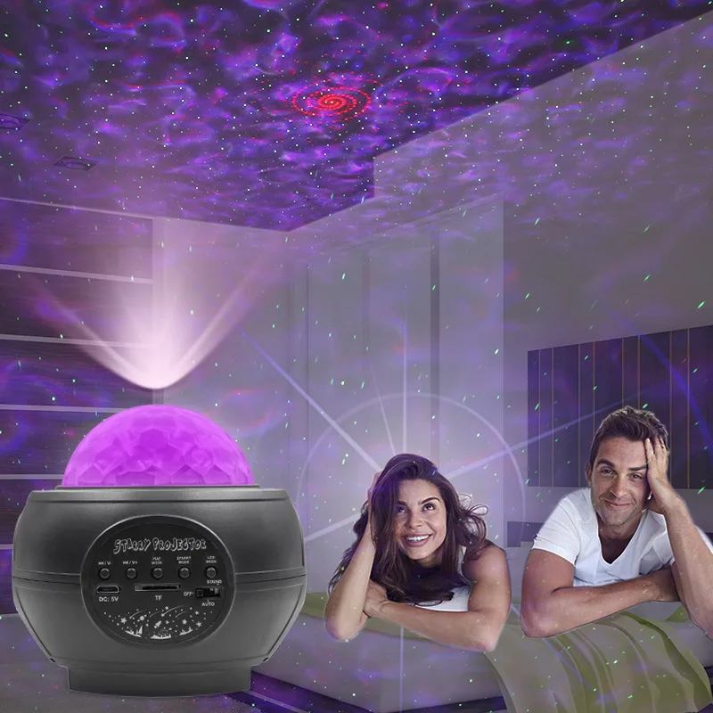 LED Galaxy Night Light Star Projector Bedroom Decor Colorful Ocean Wave Projector Lamp with Music Bluetooth Remote Control
LED Galaxy Night Light Star Projector Bedroom Decor Colorful Ocean Wave Projector Lamp with Music Bluetooth Remote Control