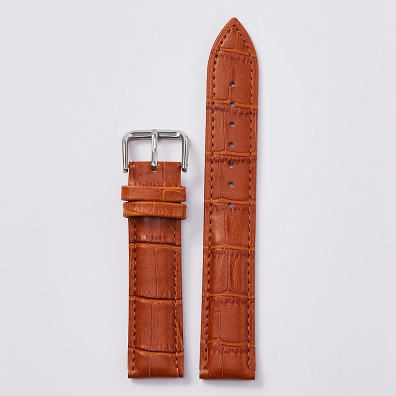 

High Quality Genuine Cow Leather Watchband 12mm 14mm 16mm 18mm 19mm 20mm 21mm 22mm 24mm Calfskin Watch Straps for Men Women