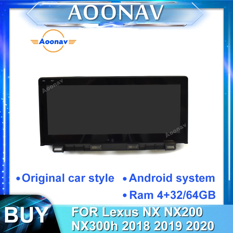 Автомагнитола 2DIN Android мультимедийный плеер для Lexus NX NX200 NX300h 2018 2019 2020