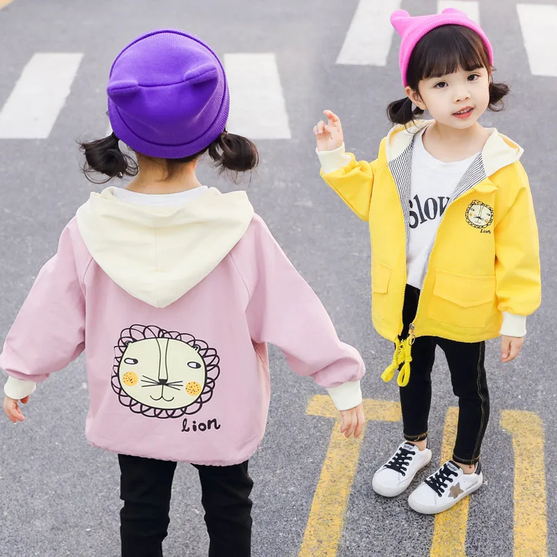 2019 Autumn New Style CHILDREN'S Jacket Korean-style Girls Cartoon Little Lion Jacket Children Hooded Cotton Tops
2019 Autumn New Style CHILDREN'S Jacket Korean-style Girls Cartoon Little Lion Jacket Children Hooded Cotton Tops