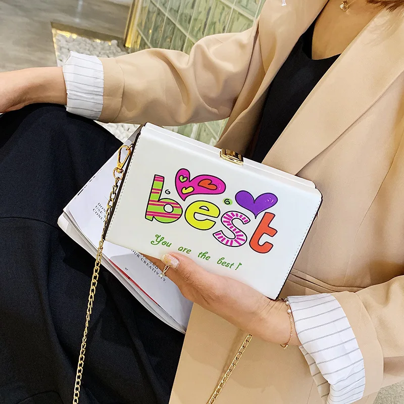 Bag Women's 2019 New Style Fashion Korean-style bai da xiao Square Box Bag Fashion Chain Crossbody Bag
Bag Women's 2019 New Style Fashion Korean-style bai da xiao Square Box Bag Fashion Chain Crossbody Bag