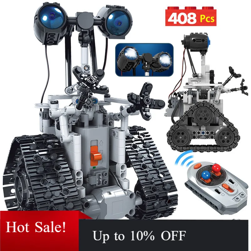 Walee 408PCS City Creative RC Robot Electric Building Blocks Technic Remote Control Intelligent Robot Bricks Toys For Children
Walee 408PCS City Creative RC Robot Electric Building Blocks Technic Remote Control Intelligent Robot Bricks Toys For Children