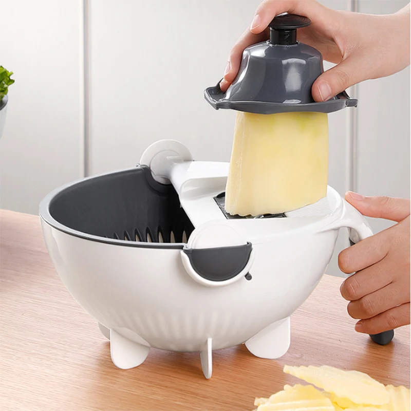 Magic Rotate Vegetable Cutter Slicer Chopper Portable Grater Kitchen Tool BJStore
Magic Rotate Vegetable Cutter Slicer Chopper Portable Grater Kitchen Tool BJStore