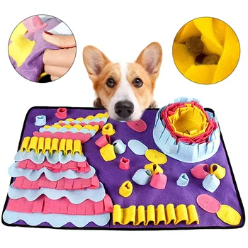 Pet Dog Snuffle Mat Pet Sniffing Training Blanket Detachable Fleece Pads Dog Mat Relieve Stress Nosework Puzzle Toy Pet Nose Pad 
Pet Dog Snuffle Mat Pet Sniffing Training Blanket Detachable Fleece Pads Dog Mat Relieve Stress Nosework Puzzle Toy Pet Nose Pad