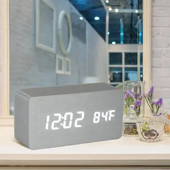 Electronic USB Desktop Rectangle Snooze Clock ABS Beautiful Durable Exquisite Shape Intelligent Voice Control Clock
Electronic USB Desktop Rectangle Snooze Clock ABS Beautiful Durable Exquisite Shape Intelligent Voice Control Clock