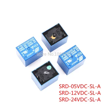 5Pcs Power Relay SRD-05VDC-SL-A SRD-12VDC-SL-A SRD-24VDC-SL-A 4Pin Relays DC 5V 12V 24V 10A 250VAC
5Pcs Power Relay SRD-05VDC-SL-A SRD-12VDC-SL-A SRD-24VDC-SL-A 4Pin Relays DC 5V 12V 24V 10A 250VAC