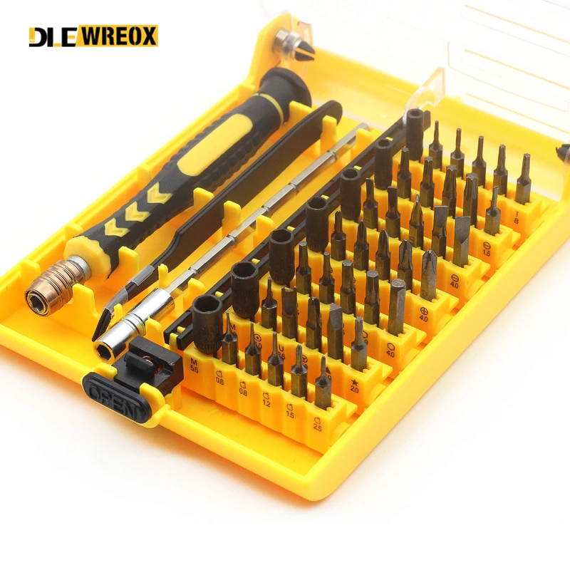 New 45-in-1 Professional Hardware Multi-function Screwdriver ScrewDriver Tool Kit Screwdriver Set For Watch Hand Tools
New 45-in-1 Professional Hardware Multi-function Screwdriver ScrewDriver Tool Kit Screwdriver Set For Watch Hand Tools