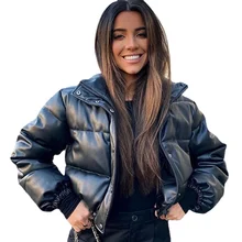 Fall Leather Jacket European and American Style Stand Collar Thicken Outerwear Women Black Short Plus Size Winter Casual Coat
Fall Leather Jacket European and American Style Stand Collar Thicken Outerwear Women Black Short Plus Size Winter Casual Coat