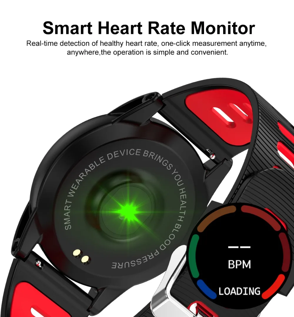 R15 Sport Smart Watch Blood Pressure Heart Rate Monitor IP67 Waterproof Bluetooth Wrist Smartwatch for Xiao mi Android IOS Phone (11)