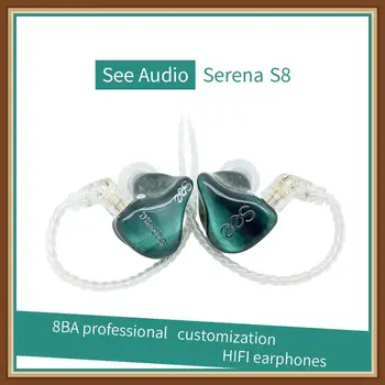 SeeAudio Serena 8 S8 8BA Knowles Balanced Armature Customize HIFI Music Monitor DJ Studio ACG Bass Audiophile Earbuds Earphones
SeeAudio Serena 8 S8 8BA Knowles Balanced Armature Customize HIFI Music Monitor DJ Studio ACG Bass Audiophile Earbuds Earphones