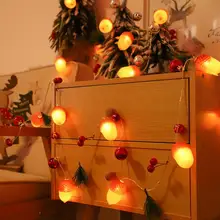 Christmas LED Lamp String Pinecone Bell Lamp String Pine Needle Decoration Color Lamp String For Home Party Wedding Decor Lamp
Christmas LED Lamp String Pinecone Bell Lamp String Pine Needle Decoration Color Lamp String For Home Party Wedding Decor Lamp