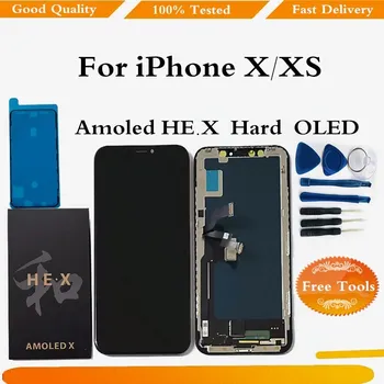 HE X Xs OLED For iPhone X Xs HEX LCD Display Touch Screen Digitizer Assembly No Dead Pixel Replacement Parts For iPhoneX
HE X Xs OLED For iPhone X Xs HEX LCD Display Touch Screen Digitizer Assembly No Dead Pixel Replacement Parts For iPhoneX