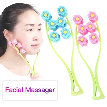 Facial Massager Roller Portable Flower Shape Face Roller Massager Anti Wrinkle Face-Lift Slimming Face Relaxation Beauty Tools
Facial Massager Roller Portable Flower Shape Face Roller Massager Anti Wrinkle Face-Lift Slimming Face Relaxation Beauty Tools