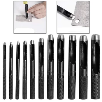 Imzay 12PCS Leather Hole Punch - Round Steel Leather Craft Hollow Hole Punch, Cutter Tool for Watch Bands, Leather, Belts
Imzay 12PCS Leather Hole Punch - Round Steel Leather Craft Hollow Hole Punch, Cutter Tool for Watch Bands, Leather, Belts
