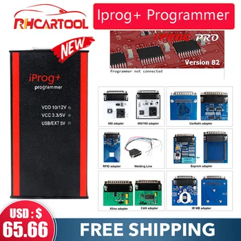 OBD2 V84 Iprog+ Programmer Support IMMO + Mileage Correction + Airbag Reset Iprog Pro Till 2019 Replace Carprog/Digiprog/Tango
OBD2 V84 Iprog+ Programmer Support IMMO + Mileage Correction + Airbag Reset Iprog Pro Till 2019 Replace Carprog/Digiprog/Tango