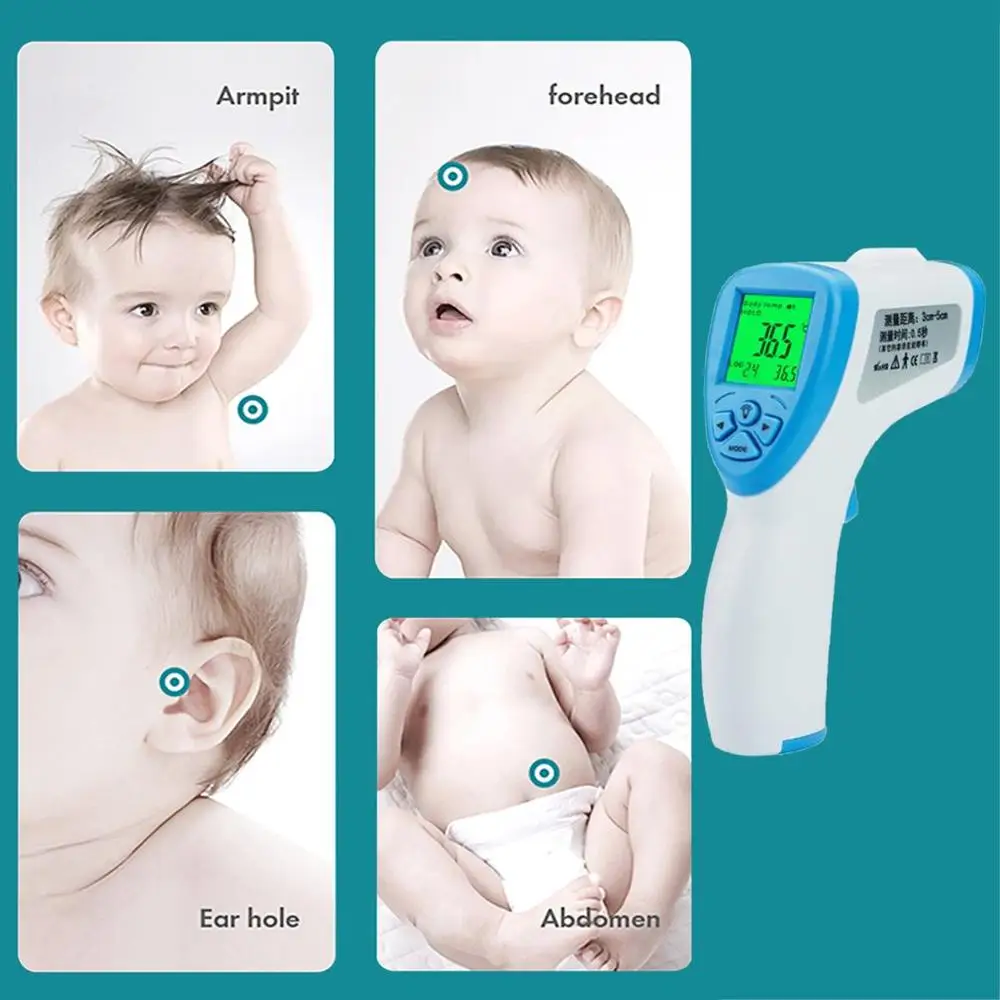 2020 Handheld Infrared Thermometer High Precision Portable Thermometer Home Non-Contact Infrared Thermometer
2020 Handheld Infrared Thermometer High Precision Portable Thermometer Home Non-Contact Infrared Thermometer