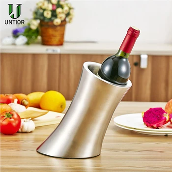 UNTIOR Stainless Steel Double Walled Ice Bucket 2L Creative Style Wine Chiller Bucket Champagne Cooler Home Party Bar Tool
UNTIOR Stainless Steel Double Walled Ice Bucket 2L Creative Style Wine Chiller Bucket Champagne Cooler Home Party Bar Tool