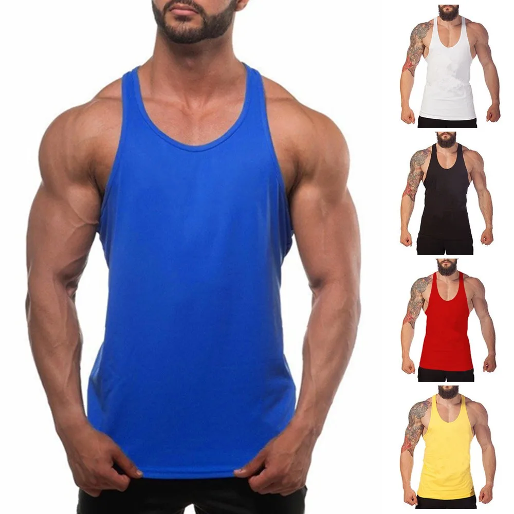 Gym Men Muscle Sleeveless Shirt Bodybuilding Tank Top Sport Fitness Workout Vest Training Muscle T Shirt Stringer Tank Tees
Gym Men Muscle Sleeveless Shirt Bodybuilding Tank Top Sport Fitness Workout Vest Training Muscle T Shirt Stringer Tank Tees
