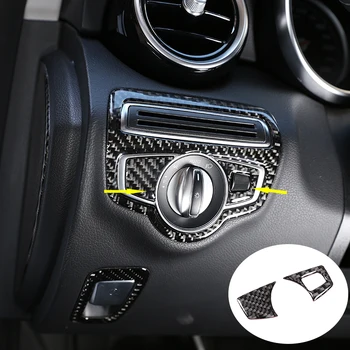 Head light Headlight Switch Button Cover 3D internal Sticker Accessories For Mercedes Benz C Class W205 2016-2019
Head light Headlight Switch Button Cover 3D internal Sticker Accessories For Mercedes Benz C Class W205 2016-2019