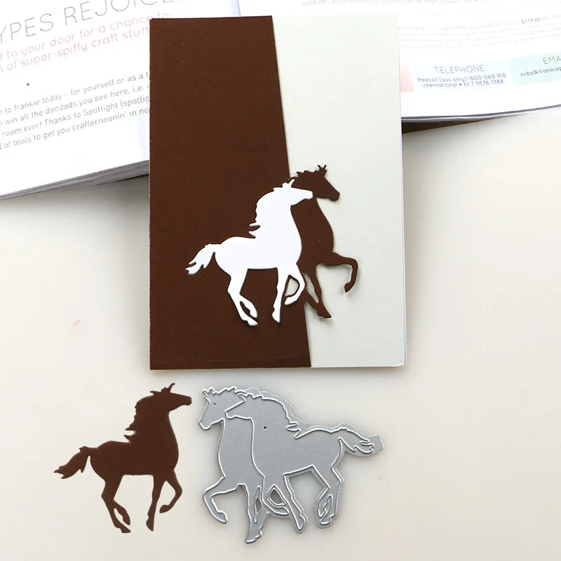 DUOFEN METAL CUTTING DIES 2019 New running horse border stencil for DIY papercraft projects Scrapbook Paper Album
DUOFEN METAL CUTTING DIES 2019 New running horse border stencil for DIY papercraft projects Scrapbook Paper Album