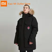 Xiaomi Youpin veste en duvet d'oie expédition Parka nouveau automne hiver mode coupe-vent pardessus chaud Parka décontracté Cool vêtements d'extérieur(China)