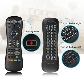 2.4G MX3 Multifunction Air Mouse Fly Mouse Mini Wireless Keyboard Infrared Remote Learning for Google Android TV Box, Windows, M
2.4G MX3 Multifunction Air Mouse Fly Mouse Mini Wireless Keyboard Infrared Remote Learning for Google Android TV Box, Windows, M