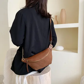 Women Waist Packs Leather Fanny Versatile Belt Bags New Versatile Pockets Shoulder Wild Fashion Chest Crossbody Bag Pouch 
Women Waist Packs Leather Fanny Versatile Belt Bags New Versatile Pockets Shoulder Wild Fashion Chest Crossbody Bag Pouch