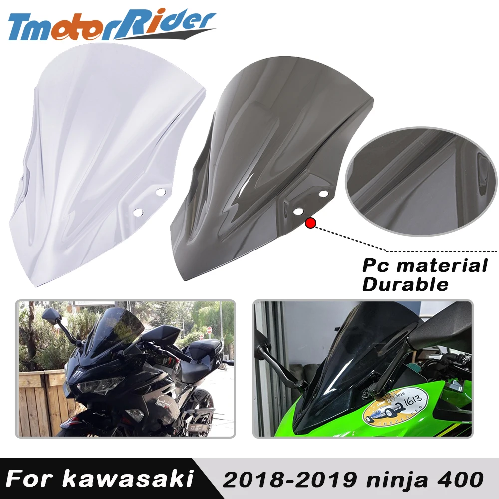 Motorcycle Accessories 400 NINJA PC Flyscreen Windscreen Windshield Wind Screen Deflector for 2018-2019 Kawasaki Ninja 400 18 19
Motorcycle Accessories 400 NINJA PC Flyscreen Windscreen Windshield Wind Screen Deflector for 2018-2019 Kawasaki Ninja 400 18 19