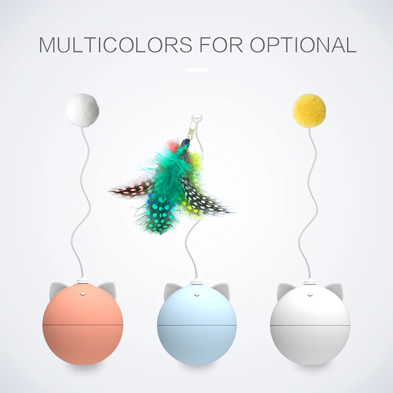 New Cat Toy 7 Colors LED Light Feather AAA Battery Rolling Ball Toys for Cats Interactive Laser Magic Ball Toy Pet Cat Toy Game
New Cat Toy 7 Colors LED Light Feather AAA Battery Rolling Ball Toys for Cats Interactive Laser Magic Ball Toy Pet Cat Toy Game