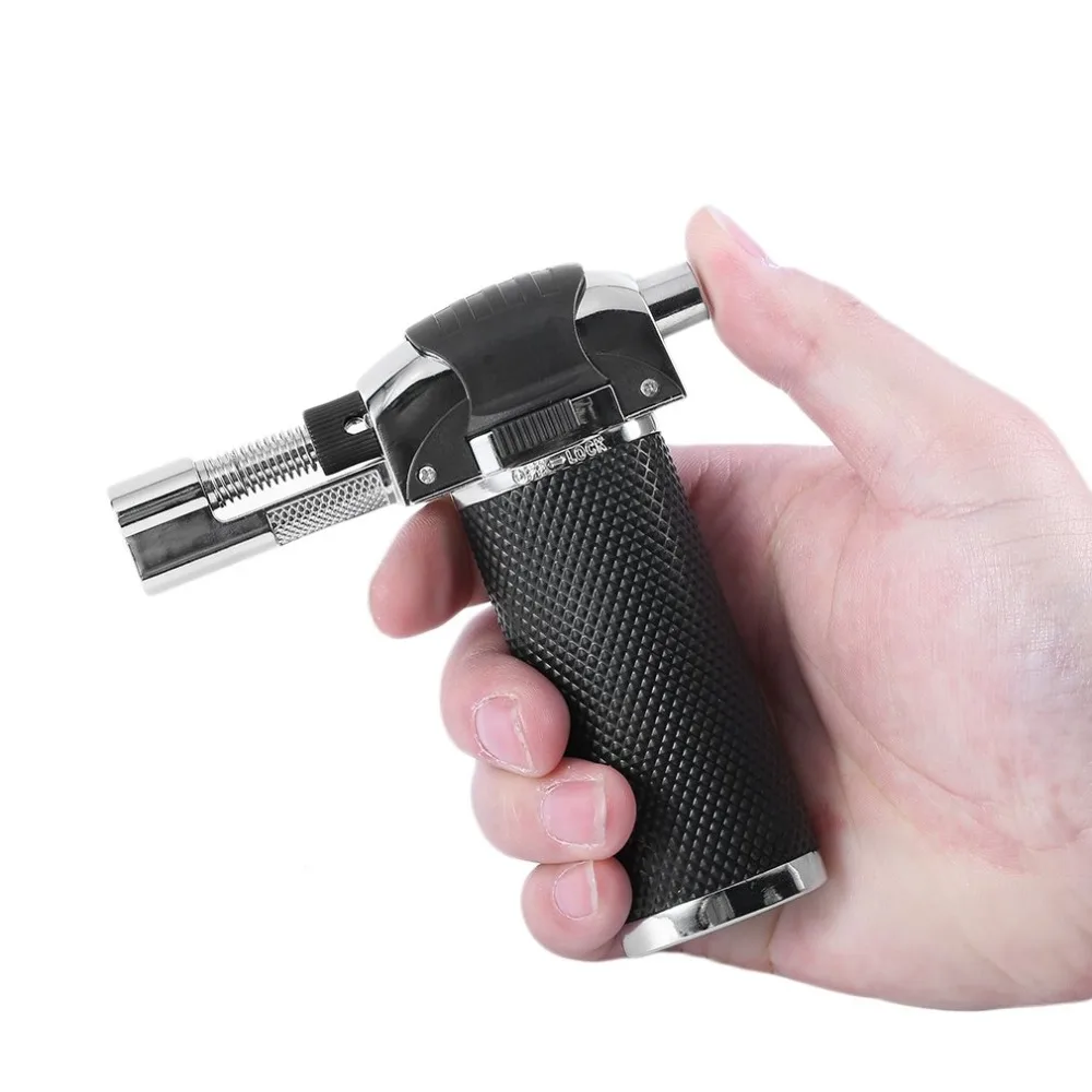 Refillable Butane Torch Welding Straight Windproof Outdoor BBQ Flamethrower Barbecue Welding Dedicated Cigar Lighters
Refillable Butane Torch Welding Straight Windproof Outdoor BBQ Flamethrower Barbecue Welding Dedicated Cigar Lighters