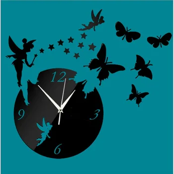 Funlife Cartoon Fairy Tinker Girl's Room Clock Creative Mirror Clock Living Room
Funlife Cartoon Fairy Tinker Girl's Room Clock Creative Mirror Clock Living Room