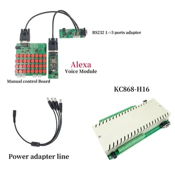16 Gangs Ethernet Relay Controller support WAN /LAN control Manual control and Alexa voice control
16 Gangs Ethernet Relay Controller support WAN /LAN control Manual control and Alexa voice control