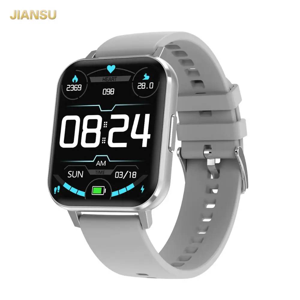 JIANsu Smart Watch IP68 Waterproof 1.78inch Colorful Screen ECG Heart Rate Sleep Monitor SmartWatch for Men Women
JIANsu Smart Watch IP68 Waterproof 1.78inch Colorful Screen ECG Heart Rate Sleep Monitor SmartWatch for Men Women