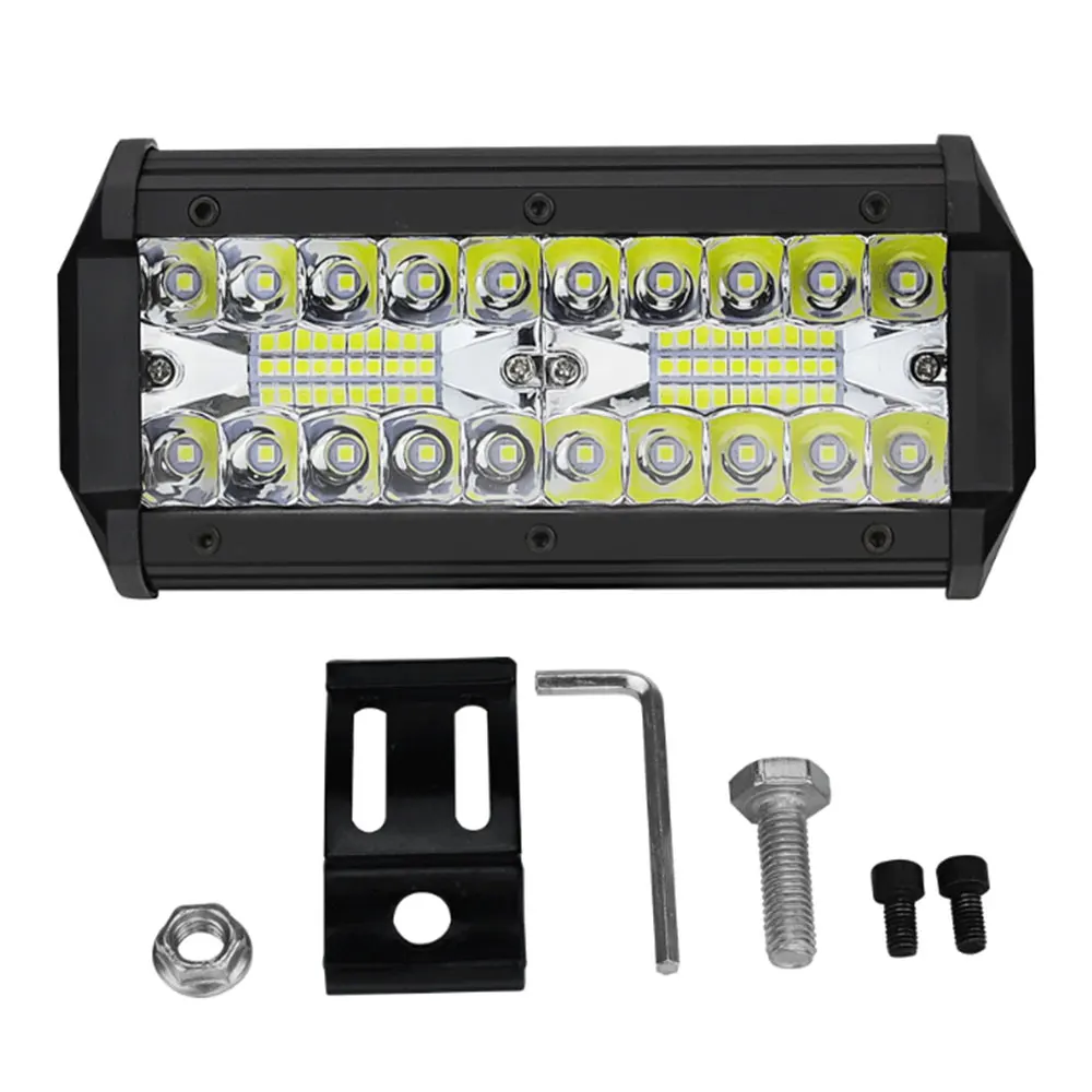 7 inch 120W Car LED Light Bar Waterproof Spotlight Off-road Driving Fog Lamps Modified Roof Lights For SUV Truck
7 inch 120W Car LED Light Bar Waterproof Spotlight Off-road Driving Fog Lamps Modified Roof Lights For SUV Truck