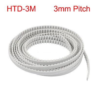 

HTD 3M 25mm 30mm 35mm 40mm Width 3mm Pitch Open Loop End PU Polyurethane Steel Wire Groove Cogged Linear Synchronous Timing Belt