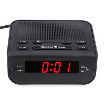 Original Modern Design Alarm Clock FM Radio With Dual Alarm Buzzer Snooze Sleep Function Compact Digital Red LED Time Display
Original Modern Design Alarm Clock FM Radio With Dual Alarm Buzzer Snooze Sleep Function Compact Digital Red LED Time Display