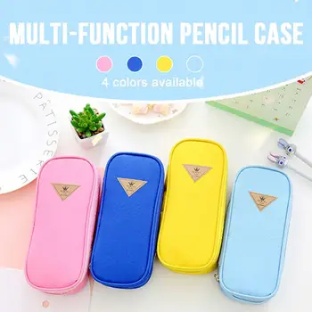 Fashion Protection Gifts Pencil Stationery Student Color Yellow Simple Colorful Pencil Case School Storage Furl Pink Lake Blue
Fashion Protection Gifts Pencil Stationery Student Color Yellow Simple Colorful Pencil Case School Storage Furl Pink Lake Blue