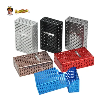 HONEYPUFF Hollow design Aluminium Alloy Cigarette Case (93mm*60mm) Holding 20 Regular Size Cigarettes Tobacco Box
HONEYPUFF Hollow design Aluminium Alloy Cigarette Case (93mm*60mm) Holding 20 Regular Size Cigarettes Tobacco Box