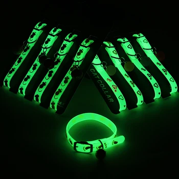 Adjustable Rubber Luminous Pet Puppy Dog Cat Collars With Bells Ball Random Color Collar For Pet In Halloween Xmas Dropshipping
Adjustable Rubber Luminous Pet Puppy Dog Cat Collars With Bells Ball Random Color Collar For Pet In Halloween Xmas Dropshipping