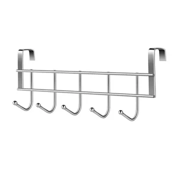 1pc Stainless Steel Door Hooks Bathroom Kitchen Home Organizers 5 Hook Towel Cleaning Cloth Hanger Hooks No Marks And No Nails 
1pc Stainless Steel Door Hooks Bathroom Kitchen Home Organizers 5 Hook Towel Cleaning Cloth Hanger Hooks No Marks And No Nails