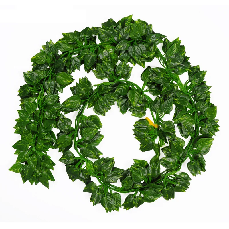 12pcs/Lot Greenery Leaves Artificial Ivy Garland Plants Vines Fake Foliage Flowers Wall Hanging Rattan Garden Wedding Home Decor
12pcs/Lot Greenery Leaves Artificial Ivy Garland Plants Vines Fake Foliage Flowers Wall Hanging Rattan Garden Wedding Home Decor