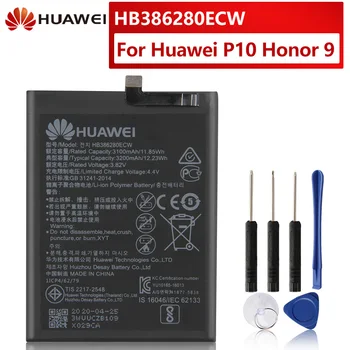 Original Replacement Battery For Huawei Honor 9 P10 Ascend P10 HB386280ECW STF-L09 STF-AL10 Genuine Phone Battery 3200mAh
Original Replacement Battery For Huawei Honor 9 P10 Ascend P10 HB386280ECW STF-L09 STF-AL10 Genuine Phone Battery 3200mAh