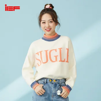 IEF Spring Letter Print Pure Color Women Sweatshirt Fashion Long Sleeves O Neck Female Tops 0N30A-D9821-
IEF Spring Letter Print Pure Color Women Sweatshirt Fashion Long Sleeves O Neck Female Tops 0N30A-D9821-