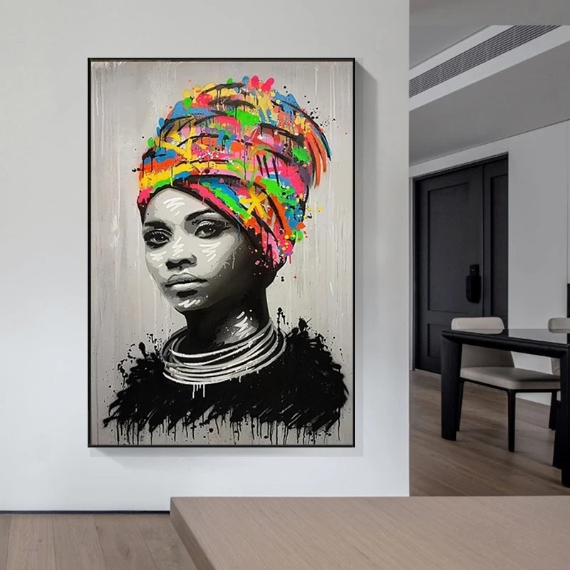 Abstract African Woman Canvas Paintings on The Wall Art Posters and Prints Wall Hanging Pictures for Living Room Wall Decoration
Abstract African Woman Canvas Paintings on The Wall Art Posters and Prints Wall Hanging Pictures for Living Room Wall Decoration
