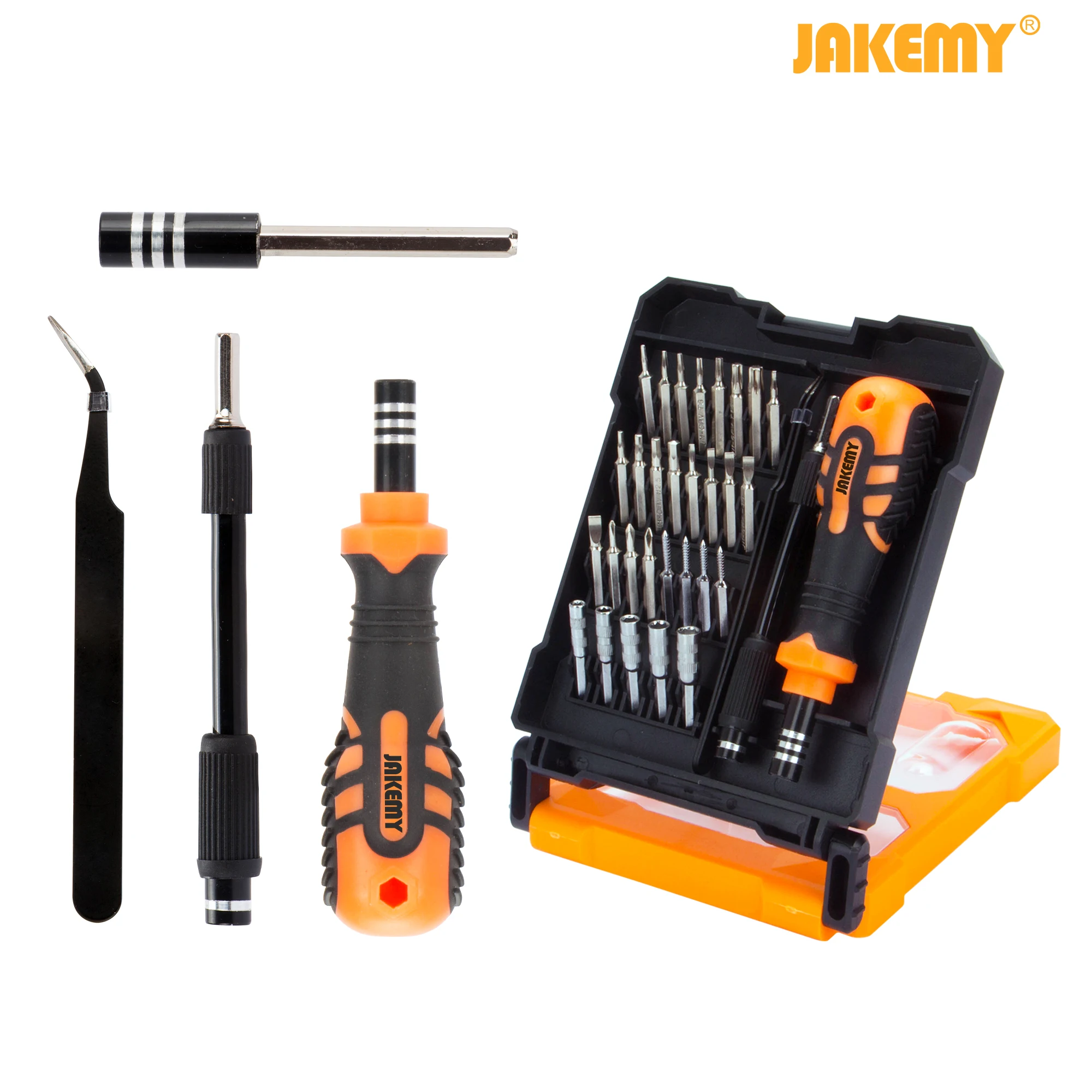JAKEMY JM-8160 33 in 1 Multifunctional Precision Screwdriver Kit Adjustable Labor-saving Ratchet Handle DIY Maintenance Tool
JAKEMY JM-8160 33 in 1 Multifunctional Precision Screwdriver Kit Adjustable Labor-saving Ratchet Handle DIY Maintenance Tool