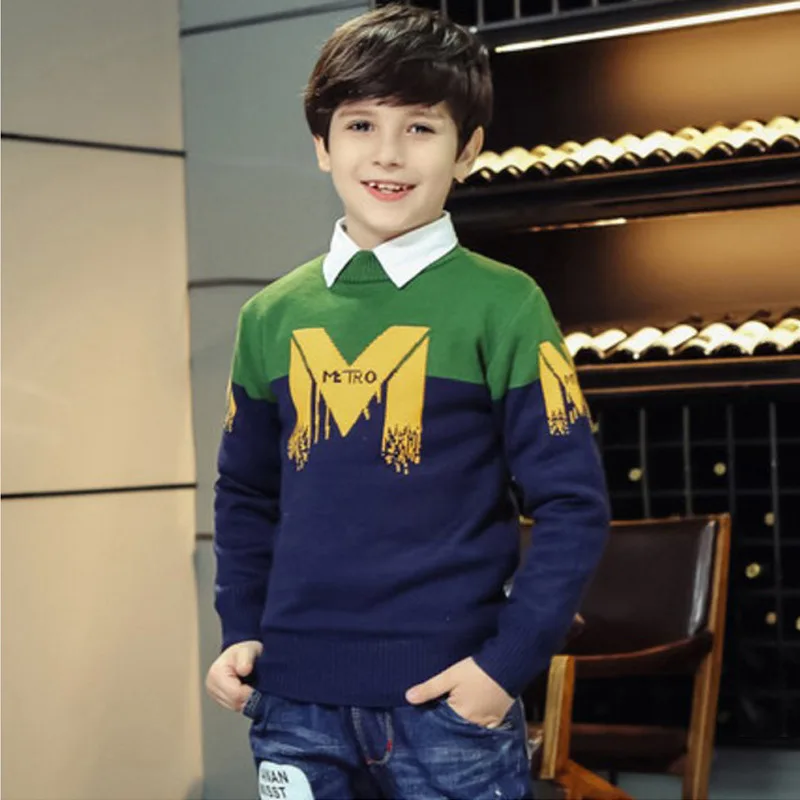 Kids' Sweater BOY'S Red 2019 New Style Korean-style Autumn And Winter Western Style Big Boy Crew Neck Pure Cotton BOY'S Sweater
Kids' Sweater BOY'S Red 2019 New Style Korean-style Autumn And Winter Western Style Big Boy Crew Neck Pure Cotton BOY'S Sweater