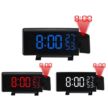 3-color Projection FM Radio Clock Multifunctional Table Clock with Snooze function Desk Clock with Temperature Humidity Display
3-color Projection FM Radio Clock Multifunctional Table Clock with Snooze function Desk Clock with Temperature Humidity Display