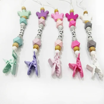 1pcs Silicone Personality Baby Pacifier Clips Comforts Beads Silicone Crown Pacifier Chain Holder Baby Shower Gift
1pcs Silicone Personality Baby Pacifier Clips Comforts Beads Silicone Crown Pacifier Chain Holder Baby Shower Gift